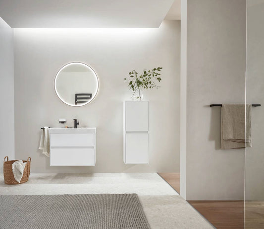 SCALIDO-Handwaschbecken eckig weiß 45x34cm