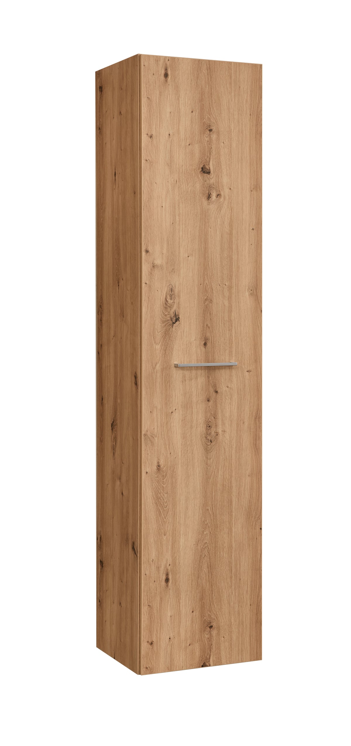 sanibel 1.0 GO A23 Hochschrank 35 × 160 cm – 1 Tür, links/rechts montierbar | Wildeiche