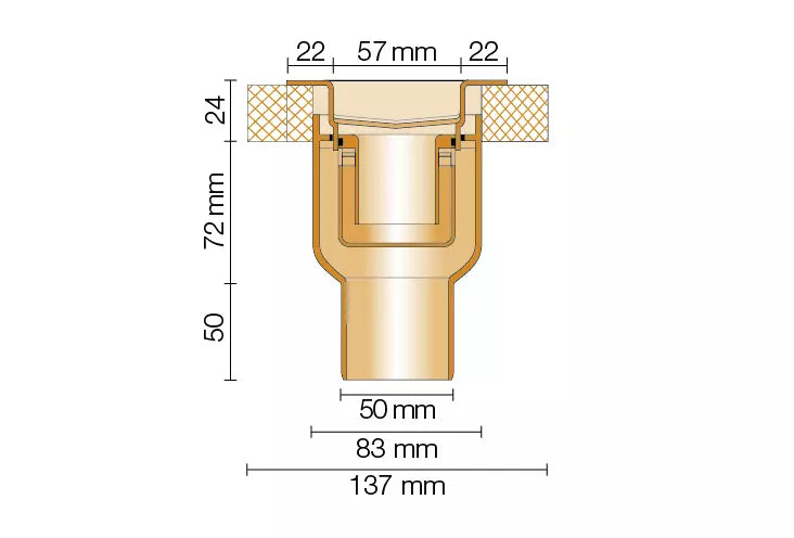 Angle end profile, shiny stainless steel 3m 