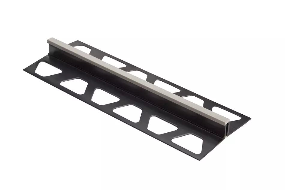 Angle end profile, shiny stainless steel 3m 