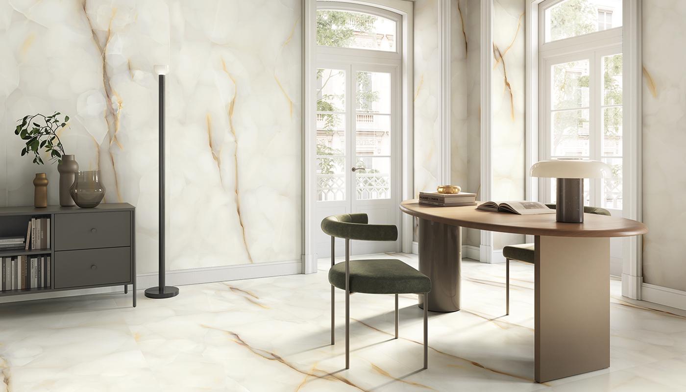 Tele die Marmor Pure Onyx - Emil Ceramica - wunderschöne Onyx Fliesen
