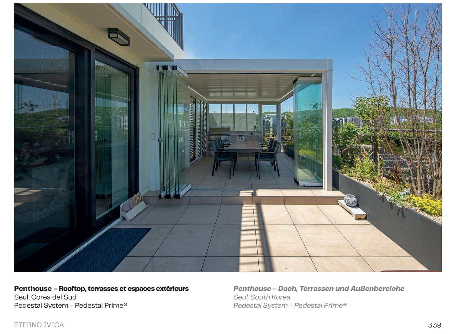 Zubehör für Montage von Platten, WPC und Holz auf Aluminium-Balken -Eterno