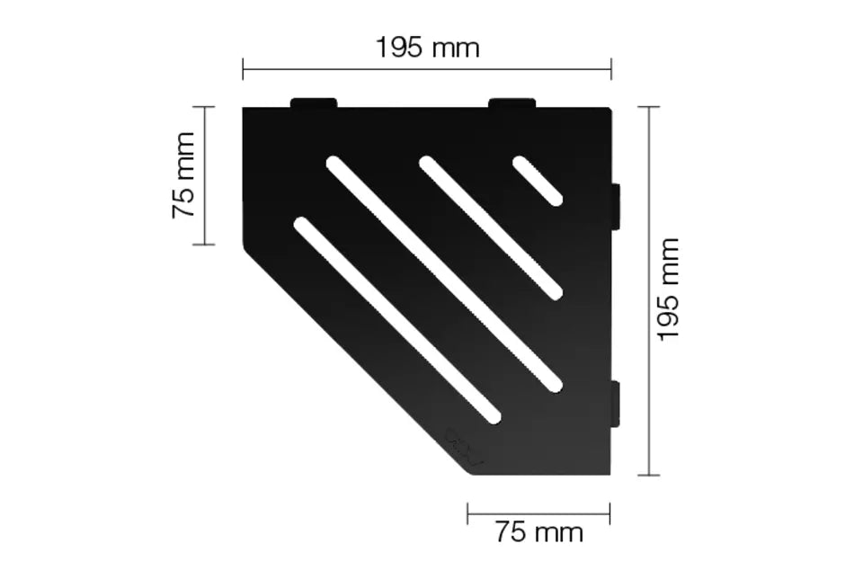 Angle end profile, shiny stainless steel 3m 