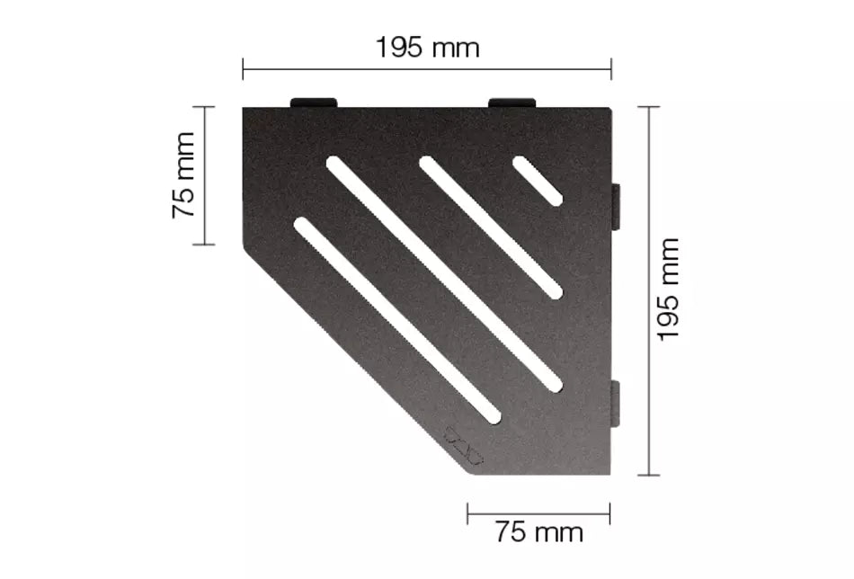 Angle end profile, shiny stainless steel 3m 