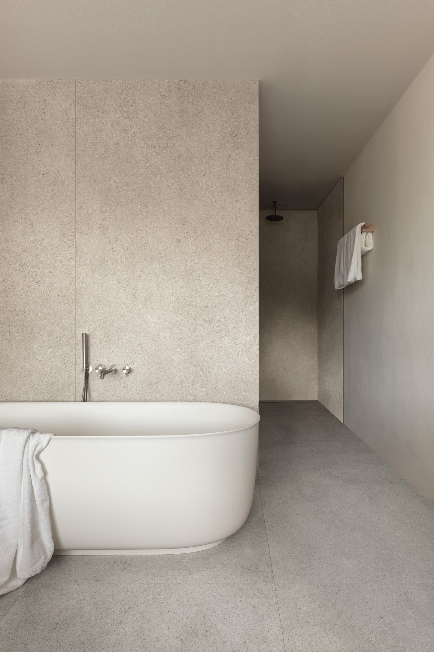 Florim Sensi Grey Fossil Dust - fein sandige Textur