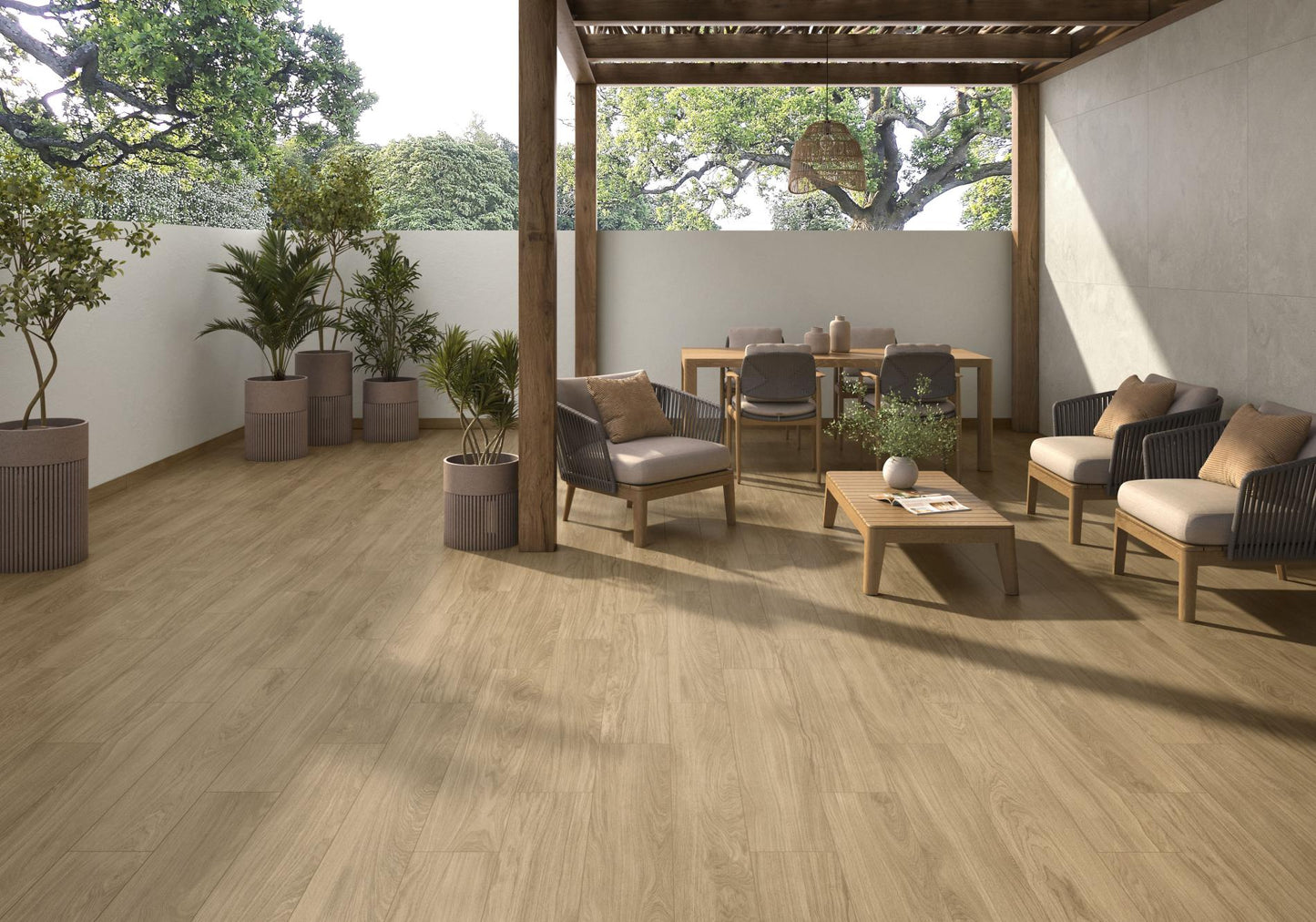 Serie Portlandstone Kalon und Lin Pamesa Ceramica - Ausstellung  Bad 53