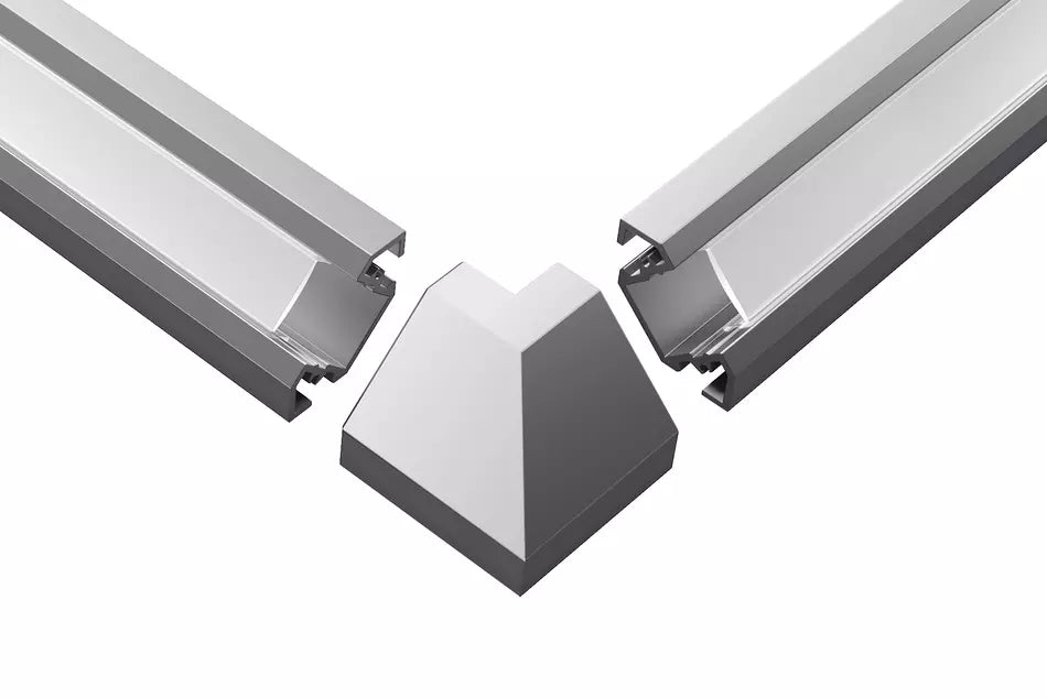 Ecke/Endkappe für Schlüter-LIPROTEC-LLE Ecken-Trägerprofil LED-Streifen