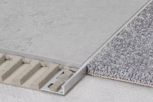 Schlüter-Schiene A Profile - dekorative Abschlussprofile mit unterschiedlich eloxierten und veredelten Oberflächen