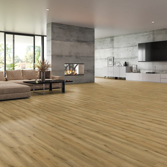 Vinylboden Tilo Kalahari mit Klicksystem und integrierter Trittschalldämmung