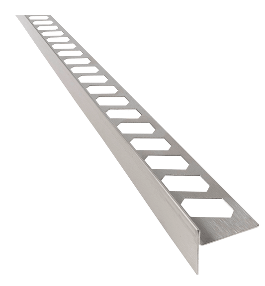Shower wedge rail stainless steel 11 mm, 150cm - gradient profile 2% 
