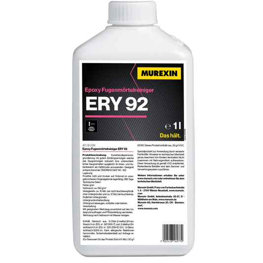 Epoxy grout cleaner ERY 92 Murexin 1L