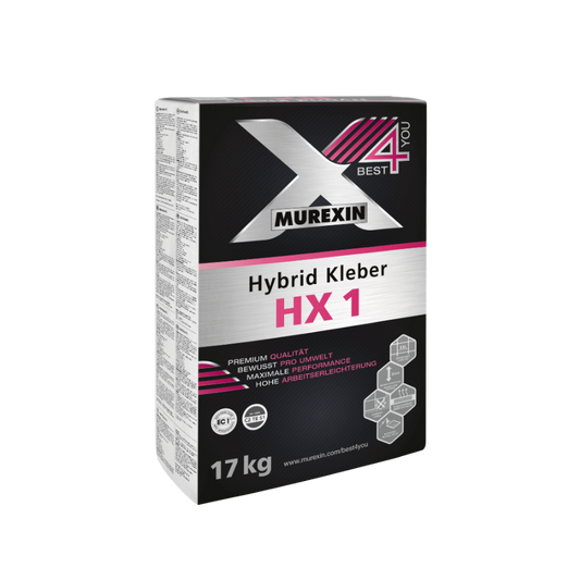 HYBRIDKLEBER HX 1 Murexin 17Kg - Kleber für großformatige Fliesen